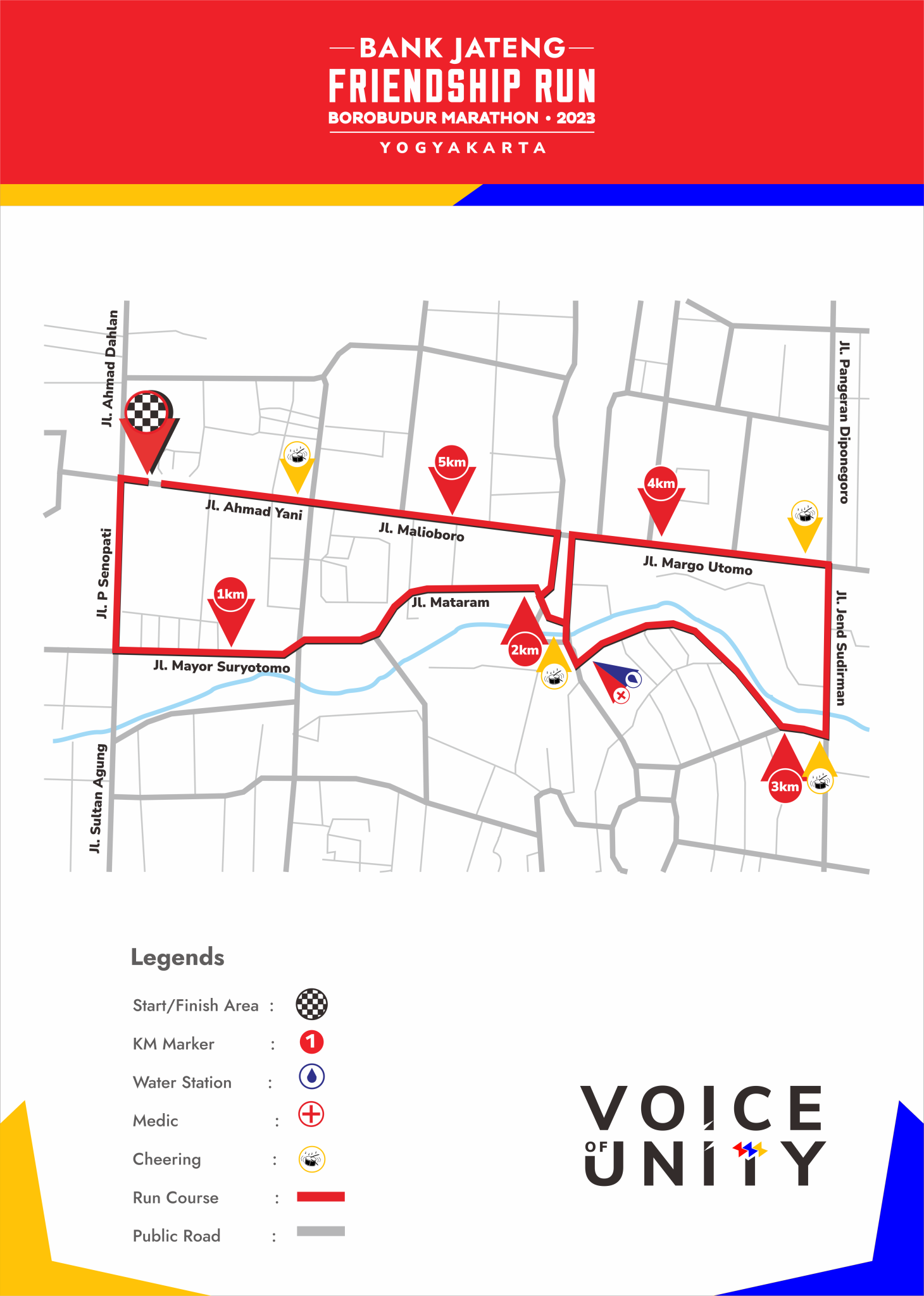 Course Map • Bank Jateng Borobudur Marathon 2024